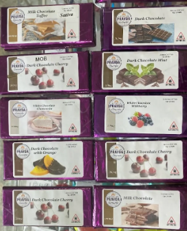 Artisan cannabis chocolate bars